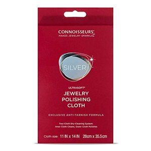 Connoisseurs Silver Polishing Cloth For Jewelry